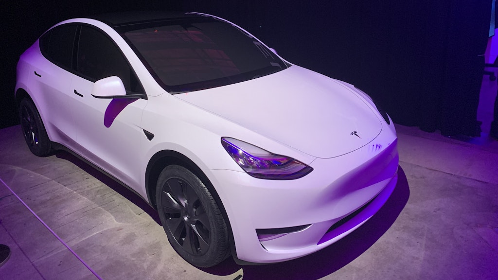 Das Tesla-SUV Model Y soll in Grünheide gebaut werden.