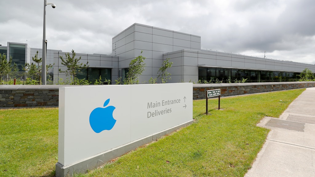 Im irischen Cork steht die europäische Zentrale des Technologie-Riesens Apple im Hollyhill Industriepark. 