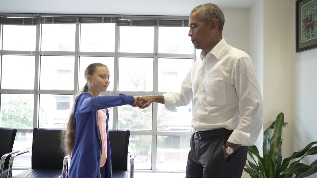 Greta hat längst die Mächtigen der Welt kennengelernt: Hier Ex-US-Präsident Barack Obama.