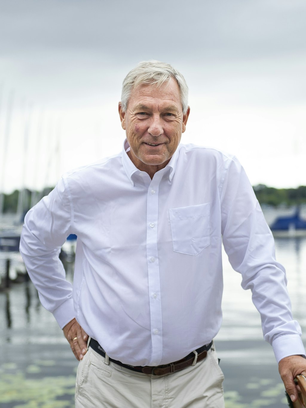 Frank Butzmann (61), Chef des Vereins Seglerhaus am Wannsee.