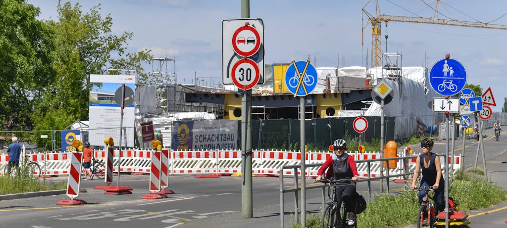 Die Salvador-Allende-Brücke.