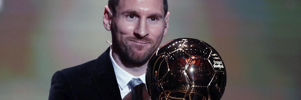 Lionel Messi gewann den Ballon d'Or 2019, in diesem Jahr wird er nicht vergeben.