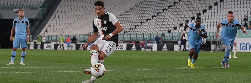 Ein Treffer für die Ewigkeit: Cristiano Ronaldo (35) erzielte gegen Lazio Rom seinen 50. Treffer in Italien. 