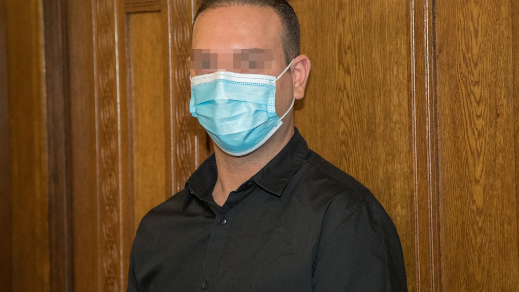 Der Angeklagte Andreas S. vor Gericht<br>