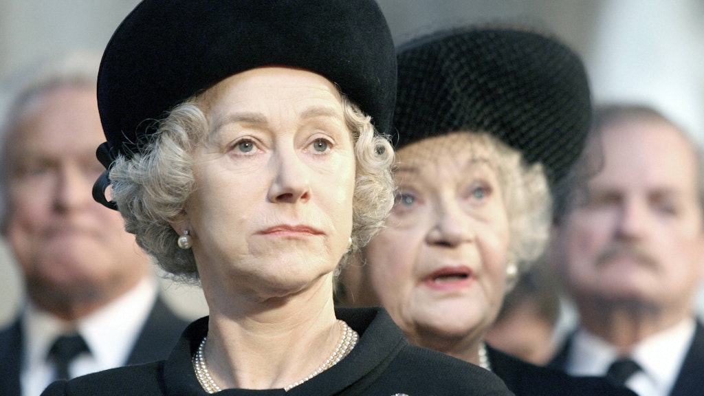 Schauspielerin Helen Mirren in einer Filmszene aus „The Queen“.