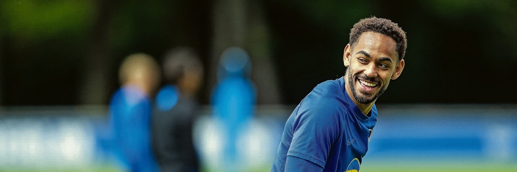 Herthas Matheus Cunha hat gut lachen. Der Brasilianer soll bei Spitzenklubs auf dem Zettel stehen. 
