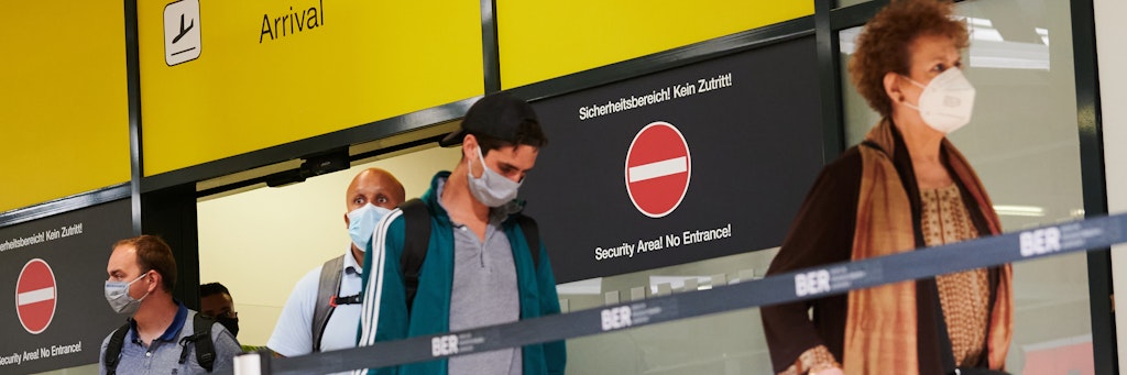 Reiserückkehrer sollen sich an den Berliner Flughäfen für einen Coronaschnelltest bereithalten.