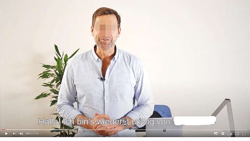 Derselbe Mann, diesmal ohne Sakko, als „Ludwig“ von einer Berliner Produkttester-Seite.