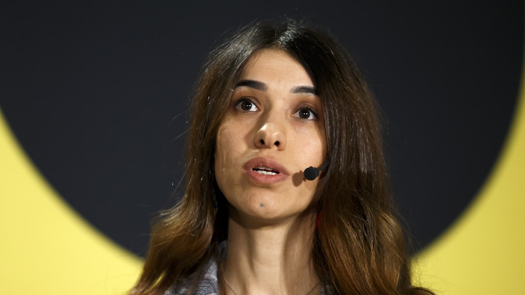 Die jesidische Menschenrechtsaktivistin Nadia Murad erhielt 2018 den Friedensnobelpreis.