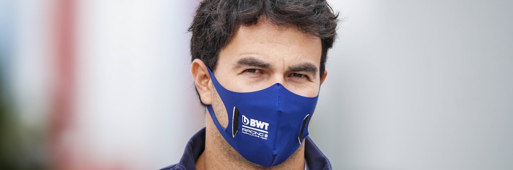 Sergio Perez vom Team Racing Point darf in Silverstone nicht fahren, sein Corona-Test fiel positiv aus.