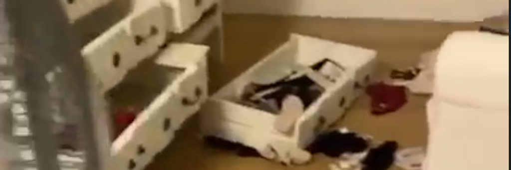 Ribérys Villa wurde von Einbrechern verwüstet, Schmuck und Handtaschen gestohlen. 