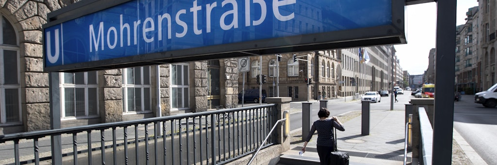 Die U-Bahn-Station Mohrenstraße sorgt für viel Diskussion. 