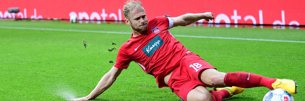 Heidenheims Sebastian Griesbeck gibt immer alles. Das weckte schon im Vorjahr das Interesse der Eisernen. Offenbar hat das Buhlen um den defensiven Mittelfeldspieler jetzt Erfolg gebracht. Er wäre der erste Neuzugang der Köpenicker.