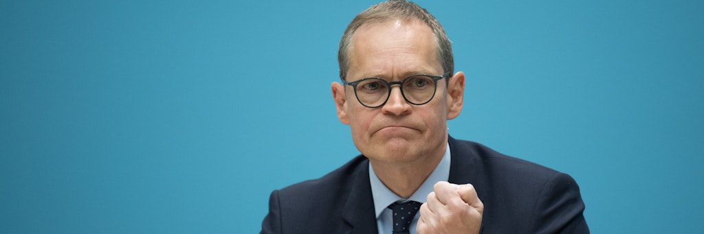 Michael Müller (SPD), Regierender Bürgermeister von Berlin, will für den Bundestag kandidieren.