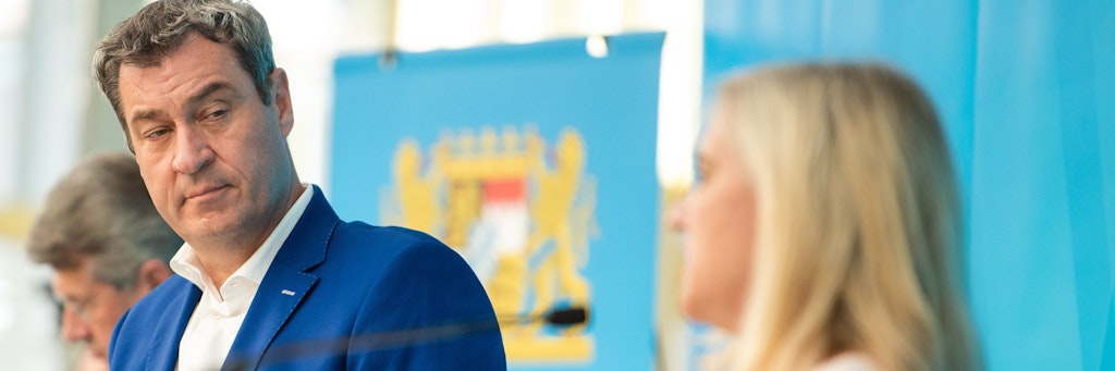 Bayerns Regierungschef Markus Söder (CSU) hält trotzdem an Gesundheitsministerin Melanie Huml (CSU) fest.
