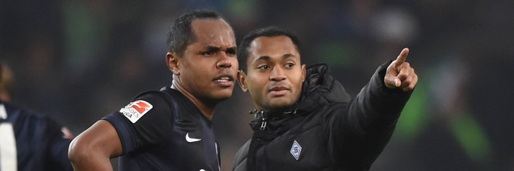 Ronny und Raffael (r.) spielten von 2010 bis 2012 zusammen bei Hertha BSC. 