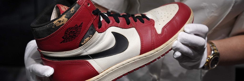 Dieser Schuh ist mehr als eine halbe Million Euro wert.