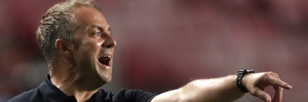 Hatte viel Spaß mit seinem Team: Bayern Trainer Hans-Dieter Hansi Flick. 