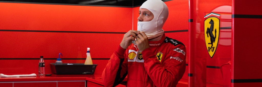 Sebastian Vettel kann sich bei Ferrari auf keinen mehr verlassen. Nur Platz 7 beim Großen Preis von Spanien.