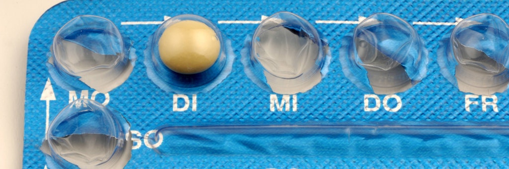 Blisterpackung mit einer Antibabypille ibxmwi00158452