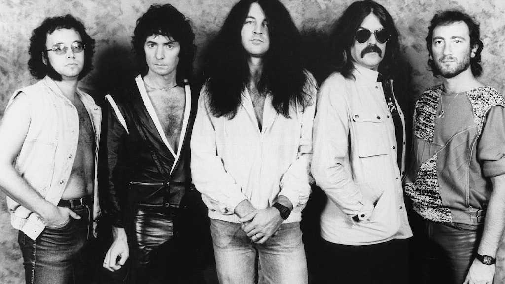Deep Purple im Jahr 1974. Ian Gillan (Mi.) verfügte zu dieser Zeit über eine beeindruckende Haarpracht. 
