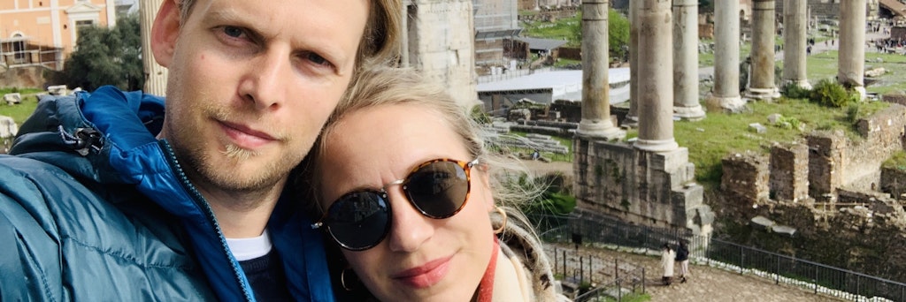 Jil (32) und Andre Bleicher (36) brachen im November zur Reise ihres Lebens auf und saßen während des Corona-Lockdowns in Rom fest.