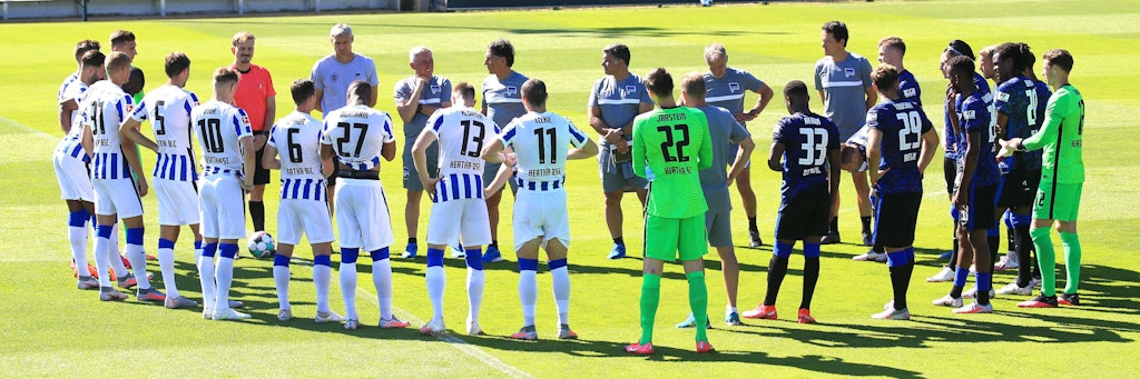 Herthas Mannschaft hat noch harte Wochen bis zum Saisonstart vor sich. Sechs Testspiele stehen an.