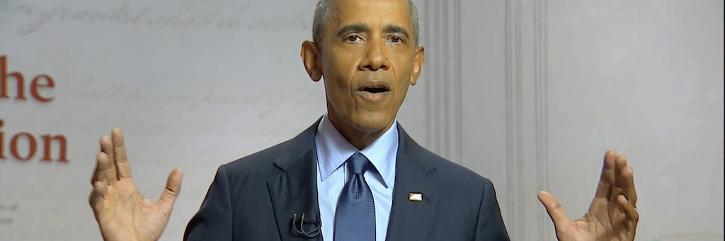 Ex-Präsident Barack Obama zerfleddert Trump.