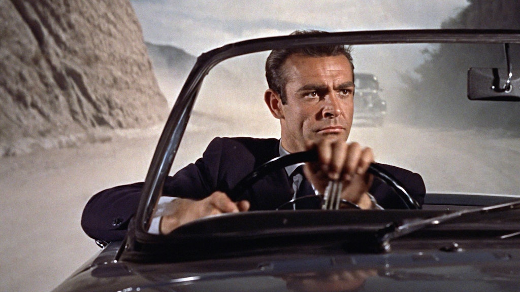 Sir Sean Connery in seiner Titelrolle in „James Bond jagt Dr. No“ im Jahr 1962.