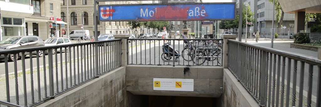 Wird endlich umbenannt: Die Mohrenstraße soll zukünftig Wilhelm-Amo-Straße heißen.