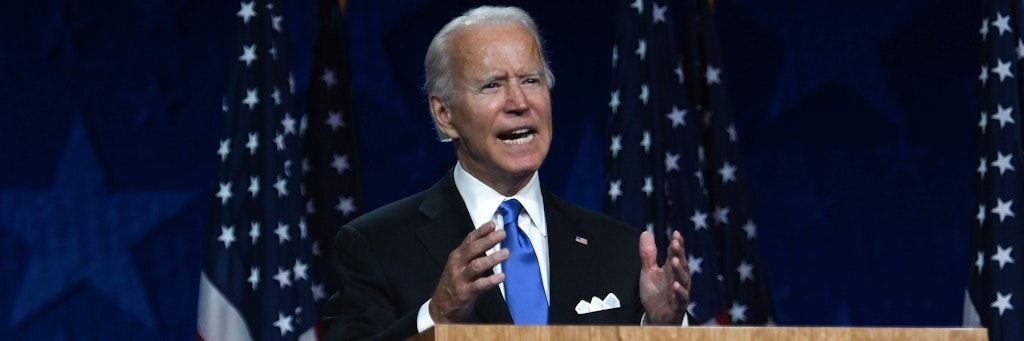 Joe Biden begeisterte seine Parteianhänger mit seiner Kampfrede.