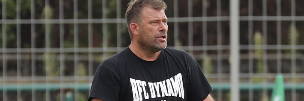 Christian Benbennek hofft auf den ersten BFC-Pflichtspielsieg der Saison.