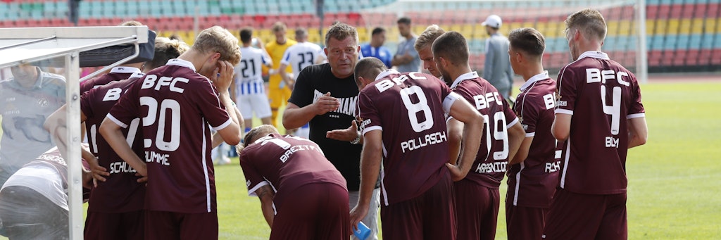 BFC-Trainer Christian Benbennek sieht bei seinem Spielern noch viel Luft nach oben. 