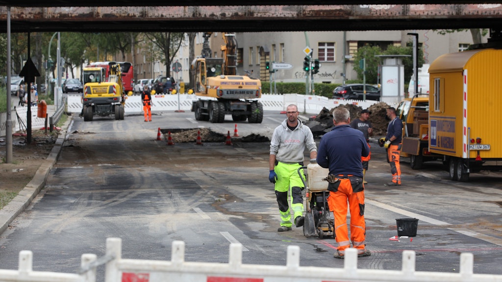 Die Bauarbeiten haben am Montag begonnen. Sie könnten sich bis zum Oktober hinziehen.<br><br>