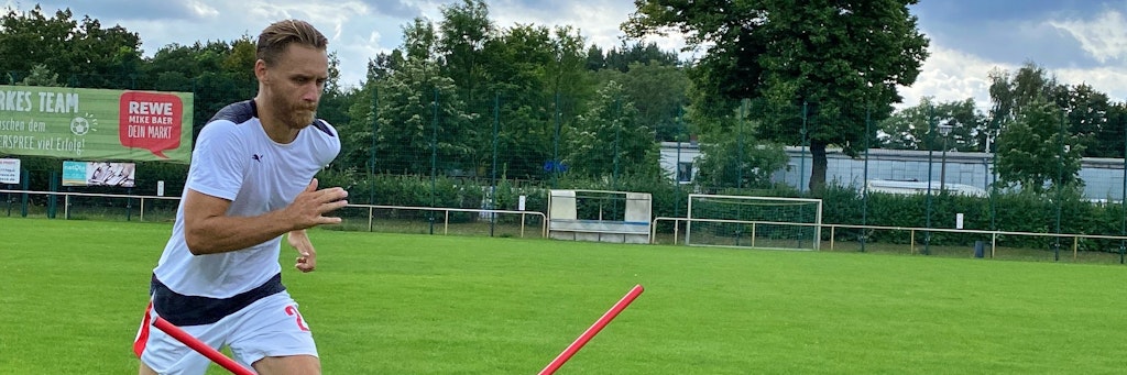 Foto: Björn Jopek trainiert für den Neustart.