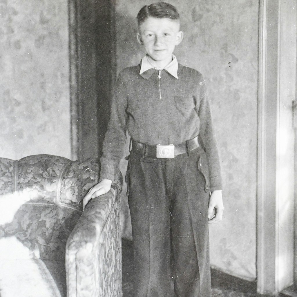 Alexander Saager als Teenager. Er ist in Schneeberg in Sachsen aufgewachsen. 