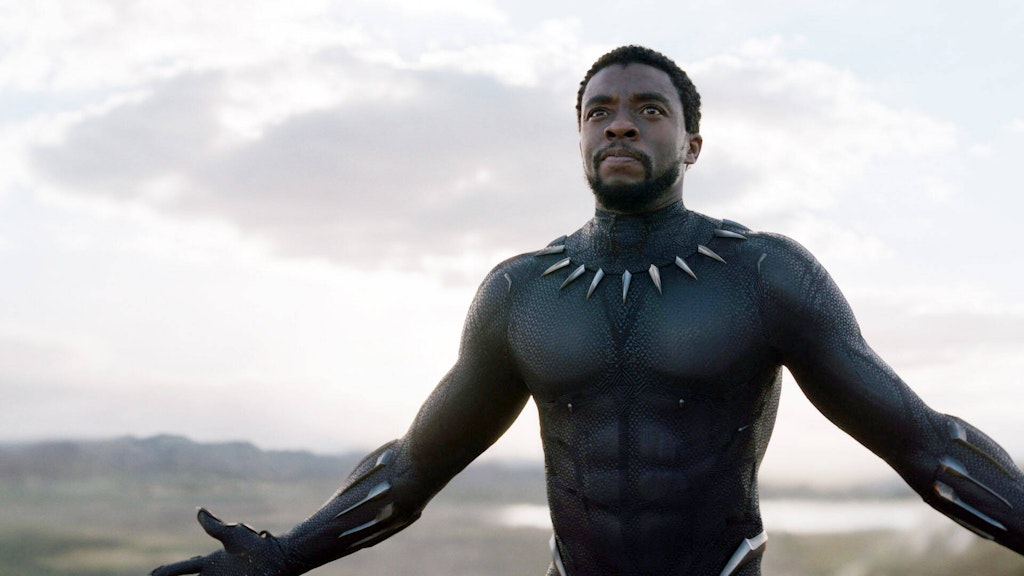 Chadwick Boseman in seiner viel beachteten Rolle als Black Panther. 