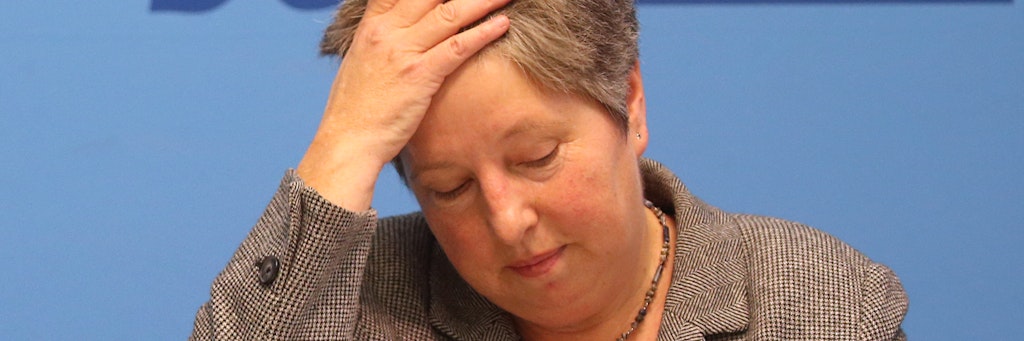 Katrin Lompscher ist zurückgetreten.