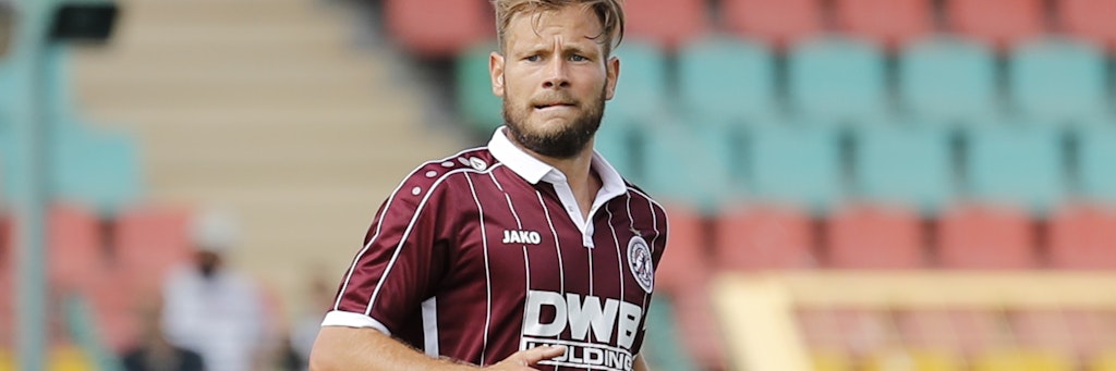 Beim zweifachen Torschützen Benjamin Förster und dem BFC Dynamo ist die Erleichterung nach dem 3:1-Sieg beim BAK groß.