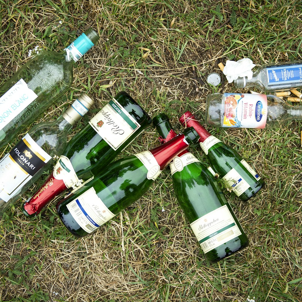 Die Realität nach einem Party-Wochenende.