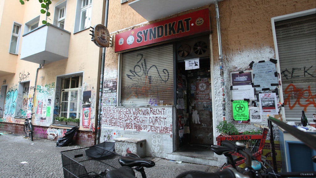 Szene-Kneipe Syndikat in Neukölln.