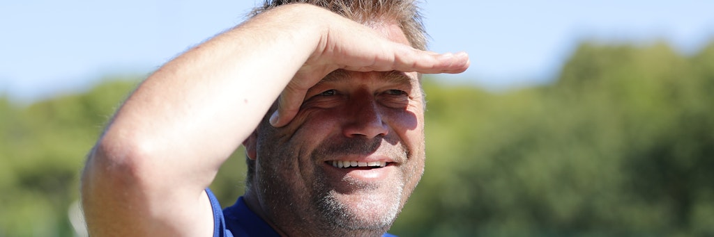 Sehe ich da schon das Endspiel in der Ferne? BFC-Trainer Christian Benbennek – ist zwar als vorausschauend bekannt, weiß aber um die hohe Hürde im Halbfinale gegen Altglienicke.