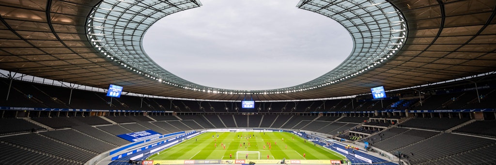 Im Olympiastadion findet Anfang Dezember das erste Stadtderby der neuen Saison statt.