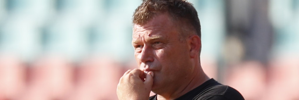 Fassungslos! BFC-Coach Christian Benbennek hat es die Laune gründlich verhagelt. 