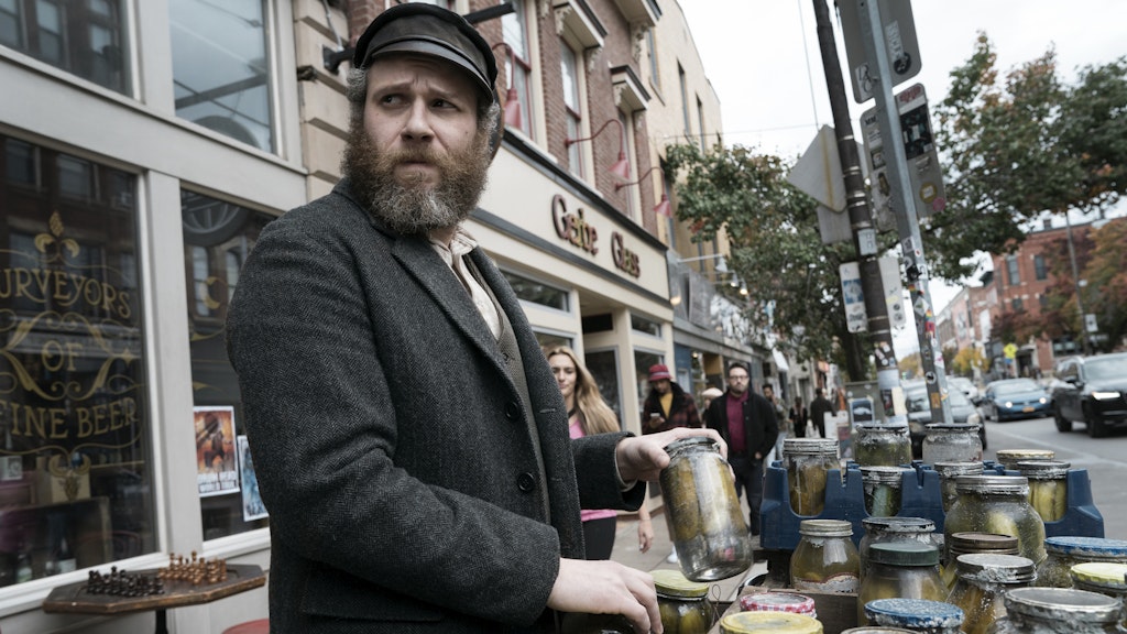 Seth Rogen in seiner Rolle als Herschel Greenbaum in „American Pickle“