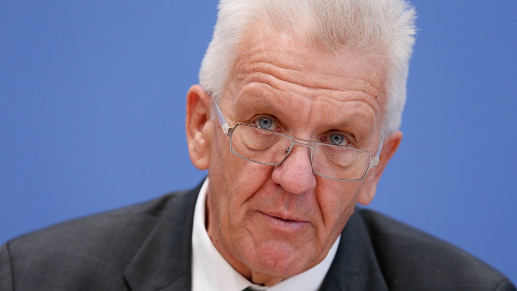 Ministerpräsident Winfried Kretschmann (Grüne)