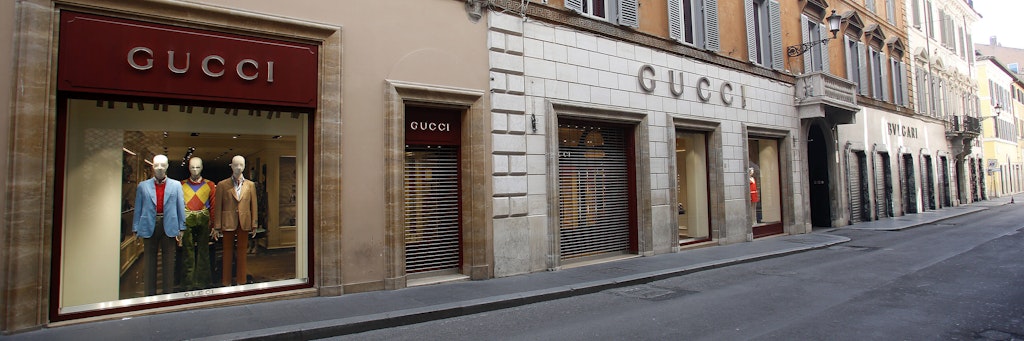 Eine Gucci-Filiale in der italienischen Hauptstadt Rom.