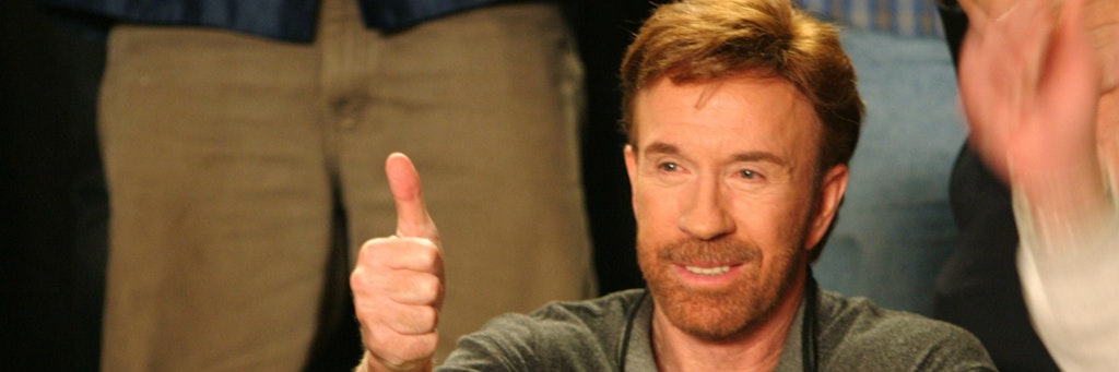 Voll auf die Nüsse, Chuck Norris?