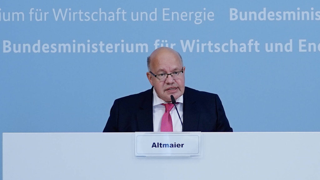 Wirtschaftsminister Peter Altmaier (CDU) macht sich für Klimaschutz stark, will dafür den wirtschaftlichen Wandel fördern.