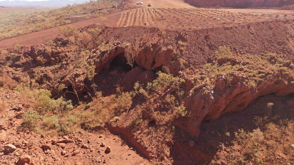 Die Juukan-Schlucht: Hier lagen die heiligen Stätten der Aborigines, die von Rio Tinto gesprengt wurden.